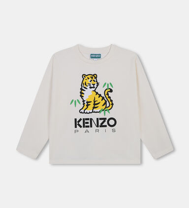 Long-sleeve Oversized Logo T-shirt