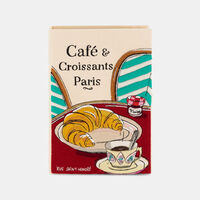 Coffee Croissants Paris Clutch