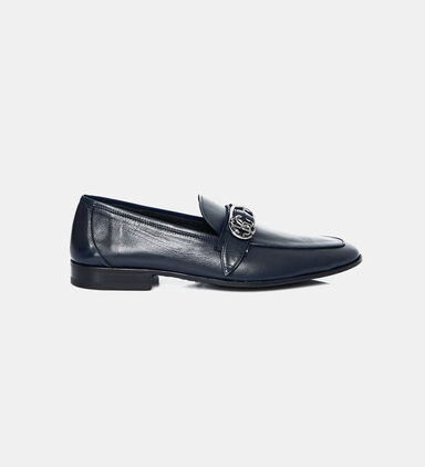 Slip-on Leather Bit Loafers