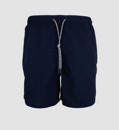 Grey Drawstring Waist Beach Shorts