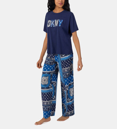 Azure Dream Logo-print Pajama Set