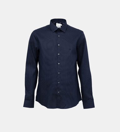 Monogram Slim-fit Collar Shirt