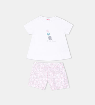 Newborn Floral T-shirt Shorts Set