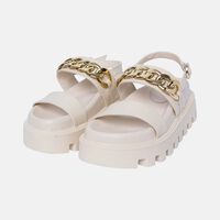 Tractored Chain Flatform Sandals