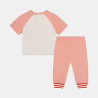 Logo Printed T-shirt Pants Set