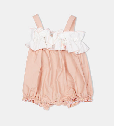 Baby Girl Ruched Cotton Body