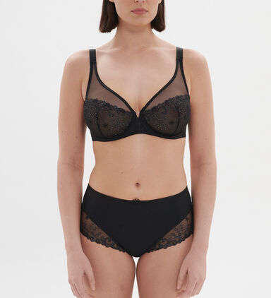 Delice Sheer Plunge Bra