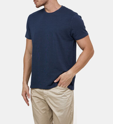 Cotton Short-sleeved Plain T-shirt