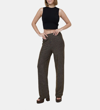 Straight-leg High-waisted Trousers