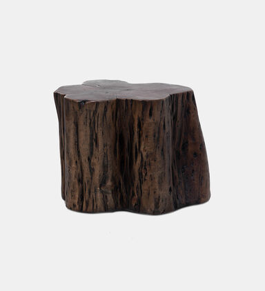 Tefon Acacia Wood Trunk Side Table