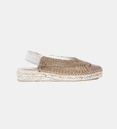 Low Wedge Raffia Espadrilles