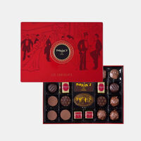 Red 22-piece Chocolate Tin