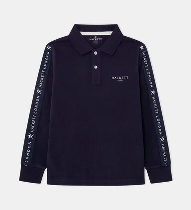 Tape Long Sleeve Polo