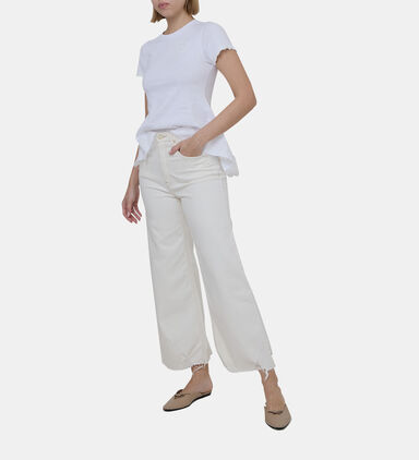 James High-rise Wide Leg Crop Jeans