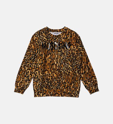 Cotton Leoprad Logo Sweatshirt