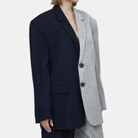 Zelda Two-tone Oversized Blazer