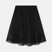 Mesh Milano Lining Midi Skirt