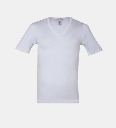 Cotton V-neck Lounge T-shirt