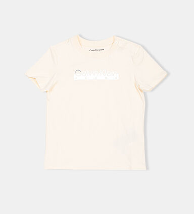 Newborn Logo Cotton-blend T-shirt