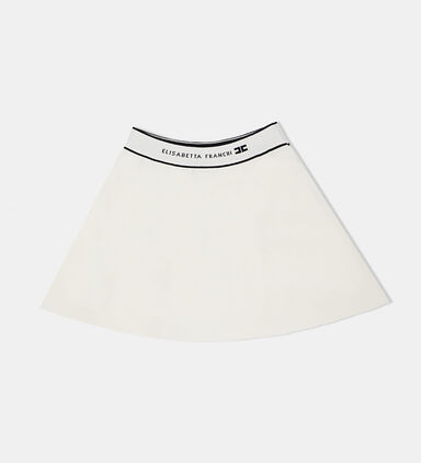 Girl Logo-waistband Skirt