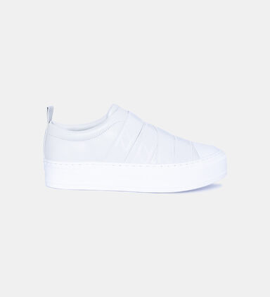 Slip-on Platform Elastic Sneakers