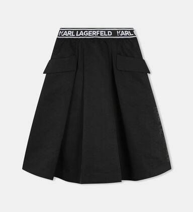 Pleated Midi Skirt