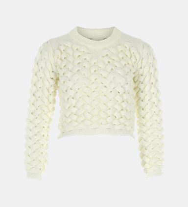 Embossed Sweater