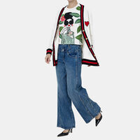 High-rise Double Waistband Cool Jeans