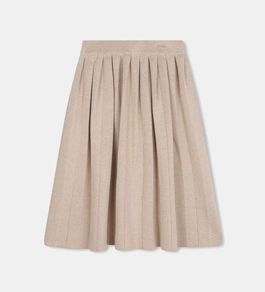 Organic Cotton Pleated Skirt