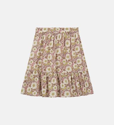 Denon Daisy Flowers-print Skirt