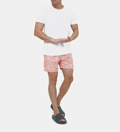 Men Rose Paisley Printed Swim Shorts