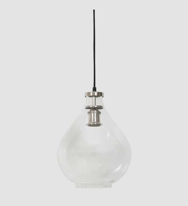 Ilze Nickel Satin Hanging Lamp