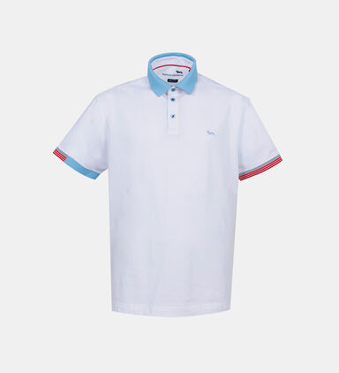 Stripe-detailed Polo Shirt