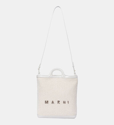 Cotton Embroidered Logo Shopper Bag