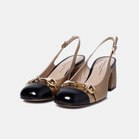 Pia Buckle Slingback Sandals