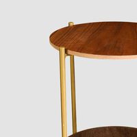 Clairemont Walnut Veneer Side Table