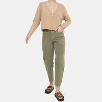 Stretch Twill Patch Pocket Pants