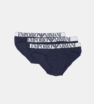 Logo -waistband Briefs 3-piece Set