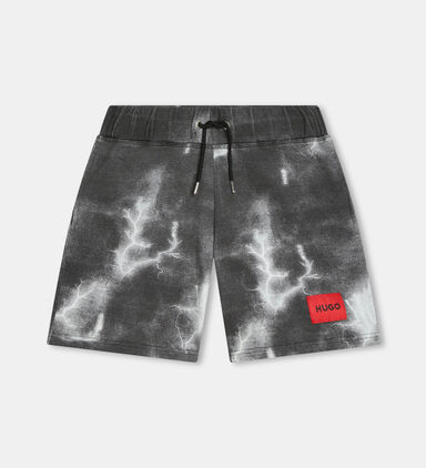 Boy Thunder Print Bermuda Shorts