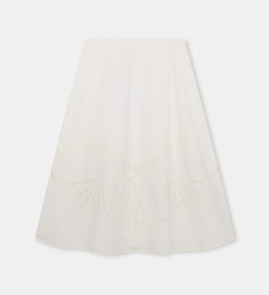 Organic Cotton Gored Skirt