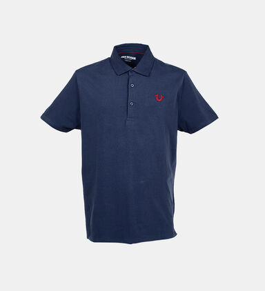 Horsehoe Logo-embroidery Polo Shirt