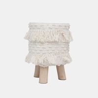 Shirly Cotton Round Stool