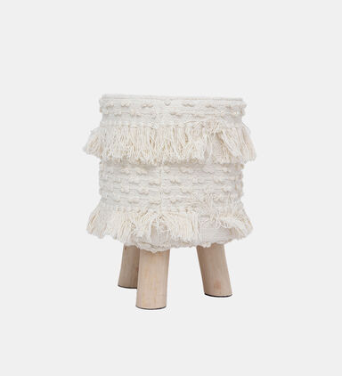 Shirly Cotton Round Stool