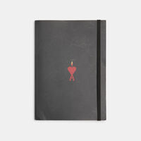 Heart A-print Notebook