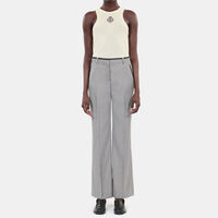 Wool Tailored Wide-leg Pants