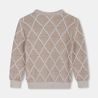 Embroidery Rhombic Pullover