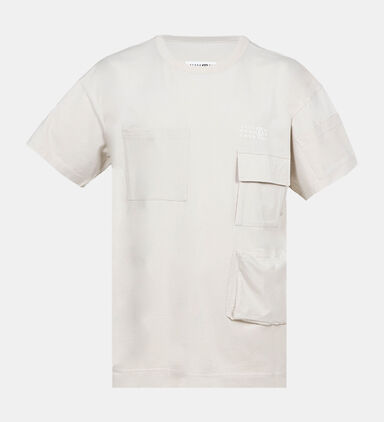 Cotton T-shirt With Side Pockets