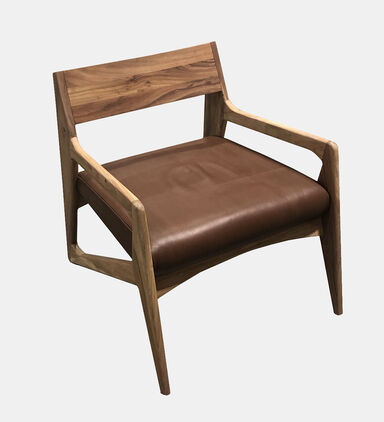 Allegro Leather Acacia Arm Chair