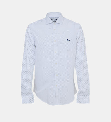 Cotton Contrasting Inner Detail Shirt