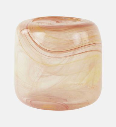 Selene Glass Marbled Vase